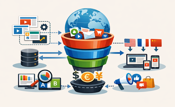 Building Multi-Language Marketing Funnels Without Duplication: A Structured Approach to Global Growth